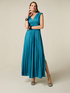 Long lurex jersey dress image number 0