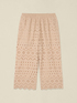 Pantaloni cropped in pizzo sangallo image number 4