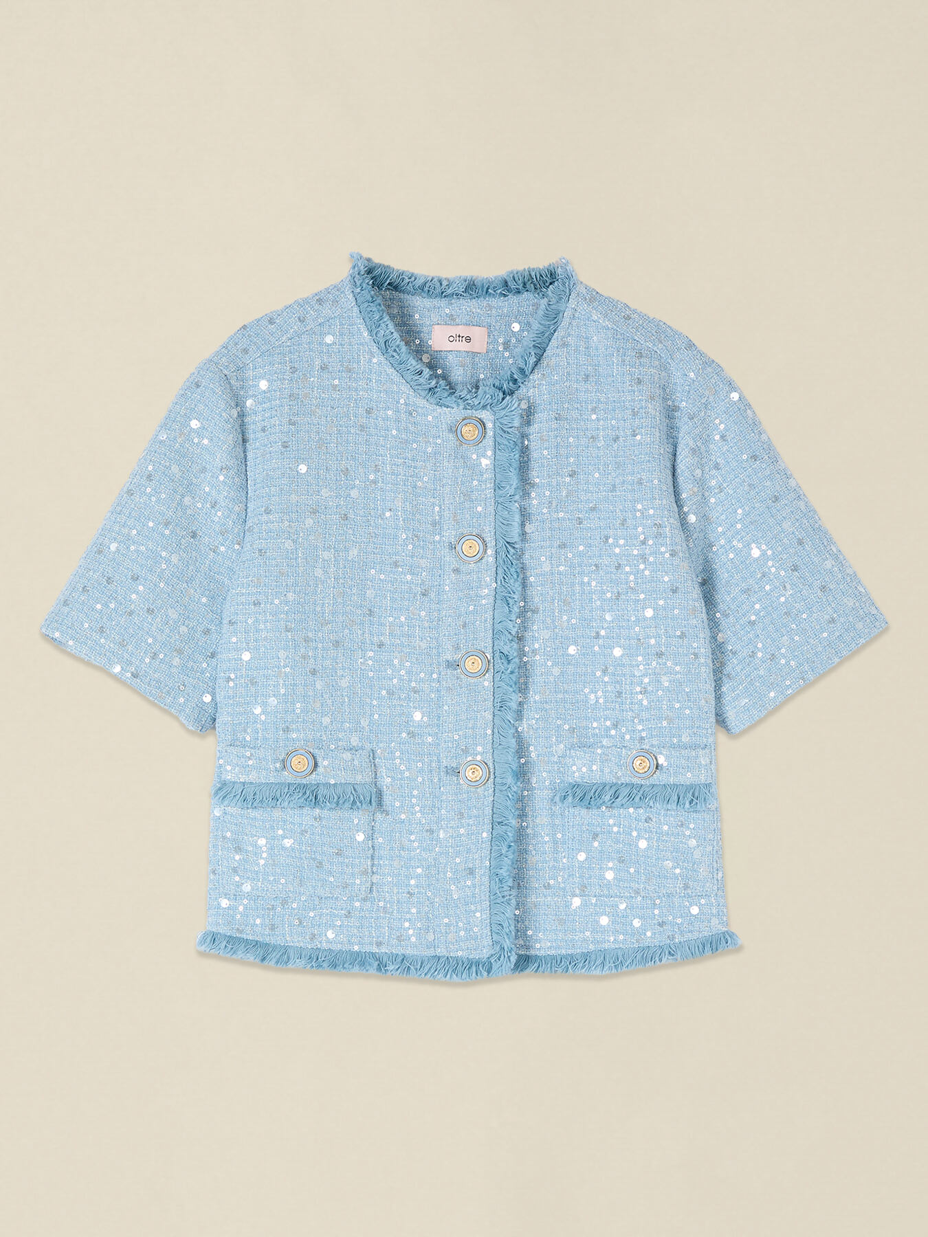 Veste courte &agrave; paillettes image number 3