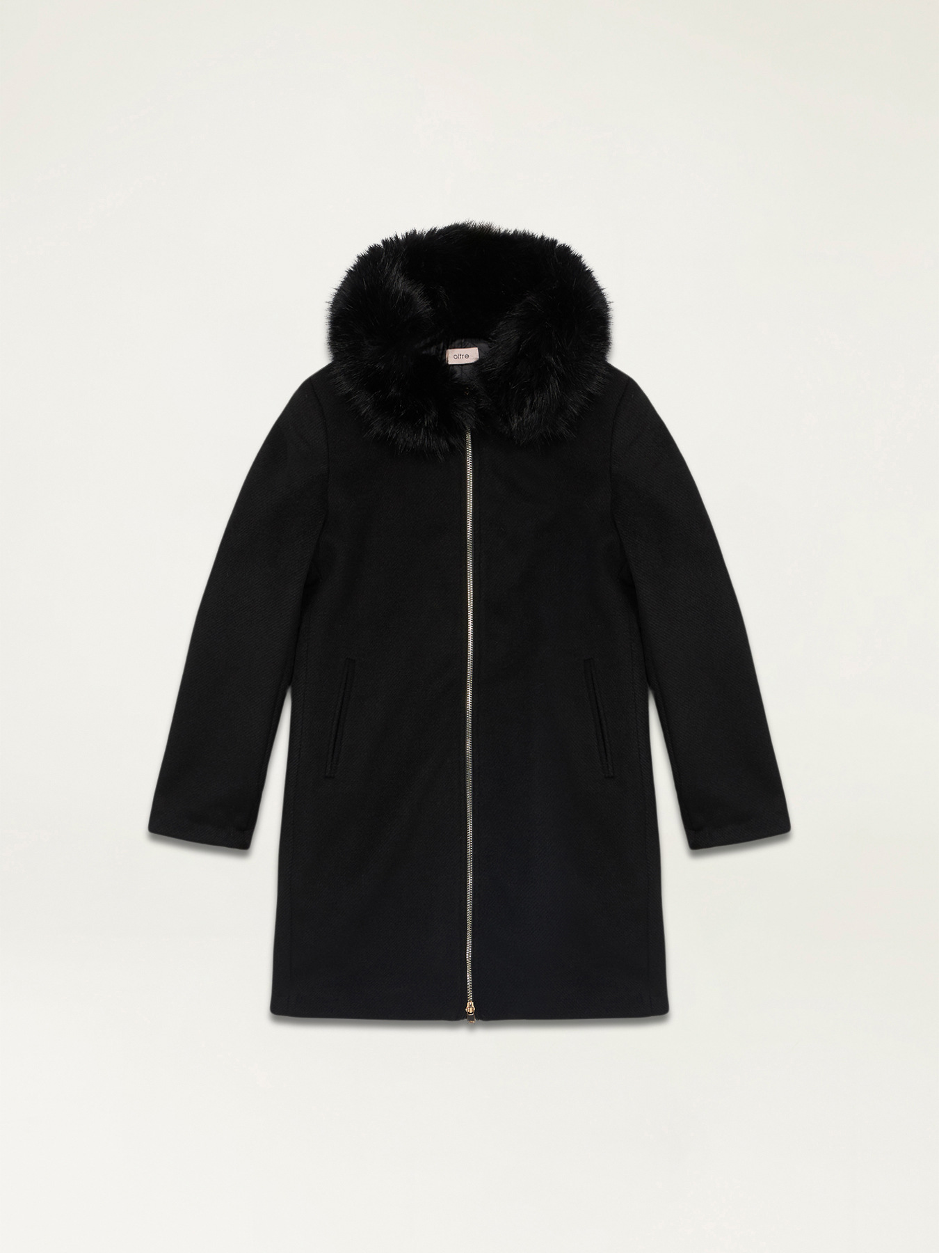 Manteau avec bordure en fourrure et int&eacute;rieur matelass&eacute; image number 3