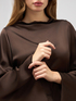 Satinbluse mit weiten &Auml;rmeln image number 2