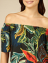 Patterned off shoulder blouse image number 2
