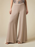 Wide leg trousers in flowing fabric image number 3