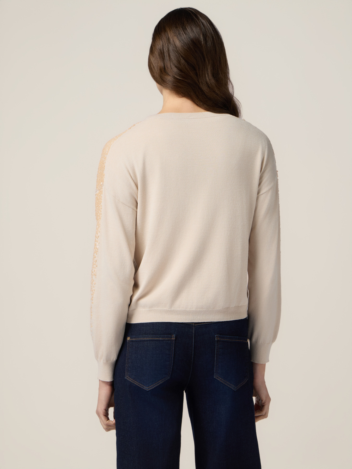 Strickjacke mit Pailletten-Stickerei image number 1