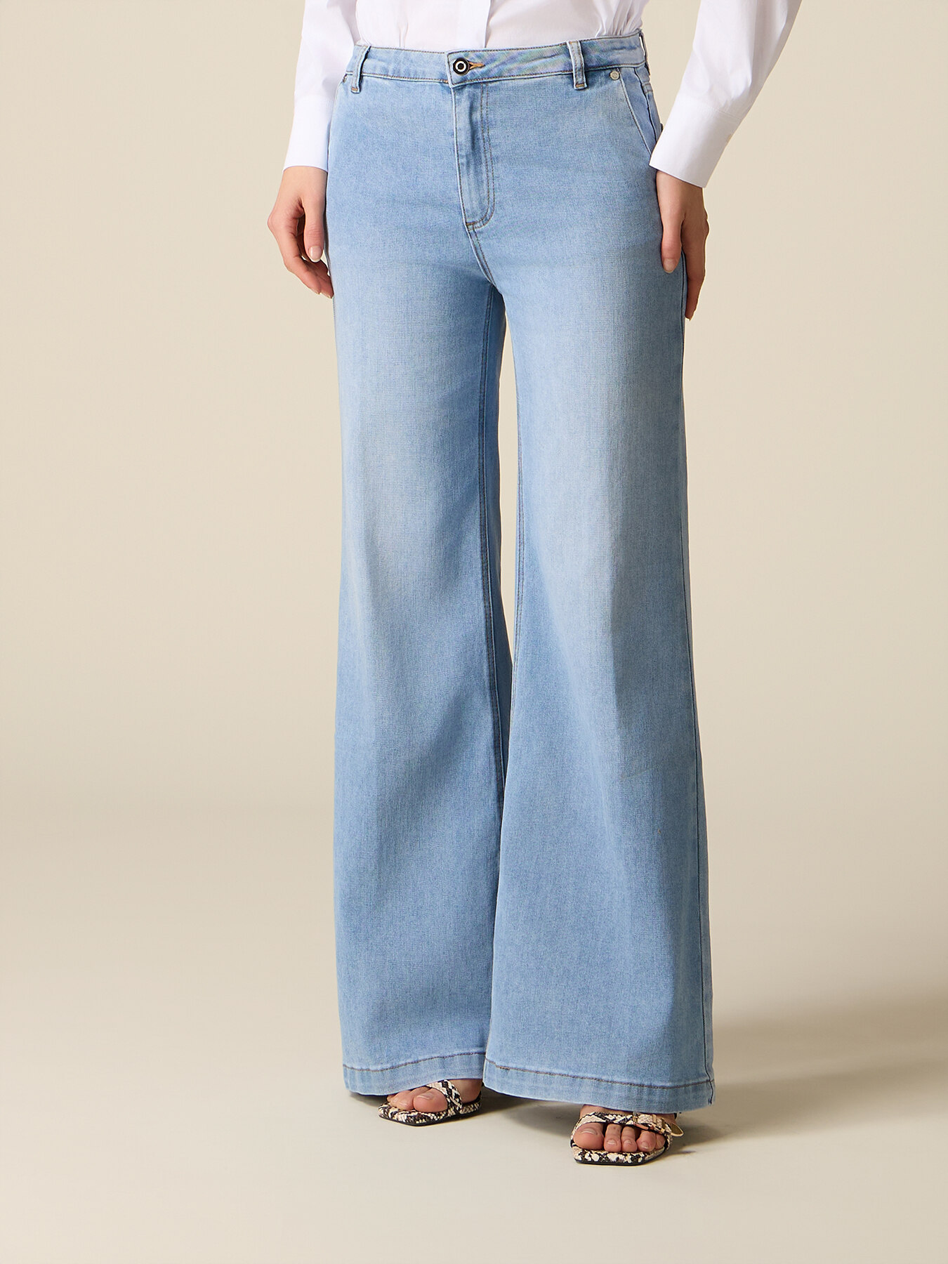 Jeans a palazzo image number 3