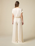 Wide leg trousers in flowing fabric image number 1