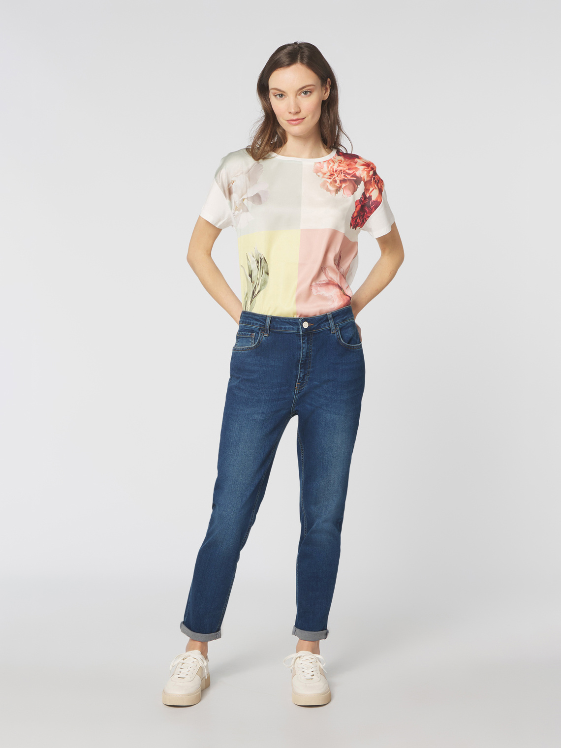Jeans boyslim Berlin lavaggio medio - Oltre.com
