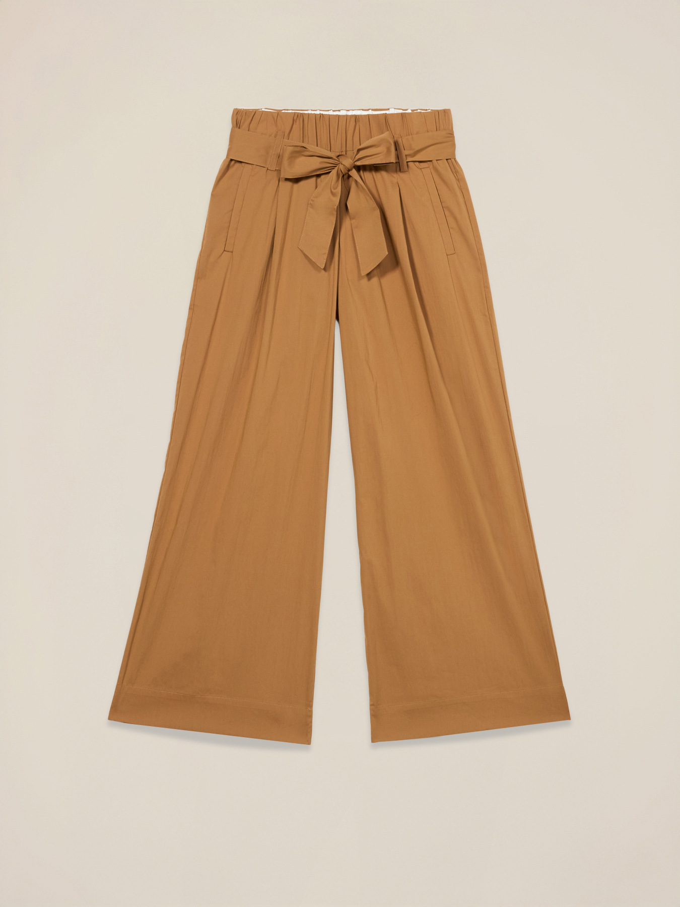 Cotton blend palazzo pants image number 4