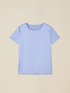Two-material T-shirt image number 3