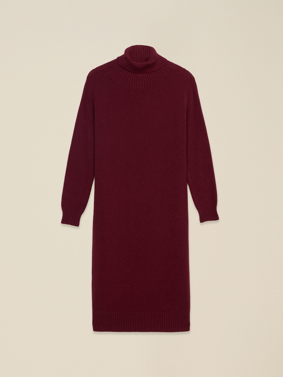Robe oversize en tricot m&eacute;lang&eacute; viscose