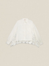 Camicia boxy con retro in pizzo image number 3