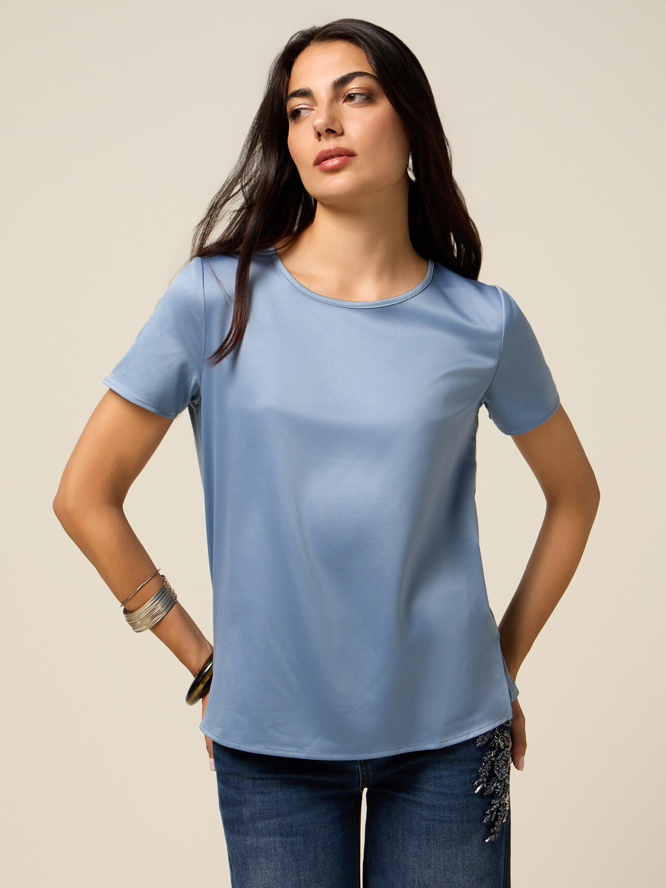 Camiseta bimaterial image number 0