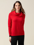 Maglia dolcevita con collo ad anello image number 0