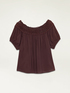 T-shirt con bordo in macram&eacute; image number 3
