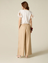 Wide leg linen trousers image number 1