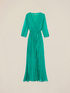 Rochie lungă din amestec de mătase image number 4