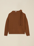 Maglia misto lana con nodo image number 3