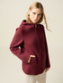 Cappotto corto con cappuccio e zip image number 0