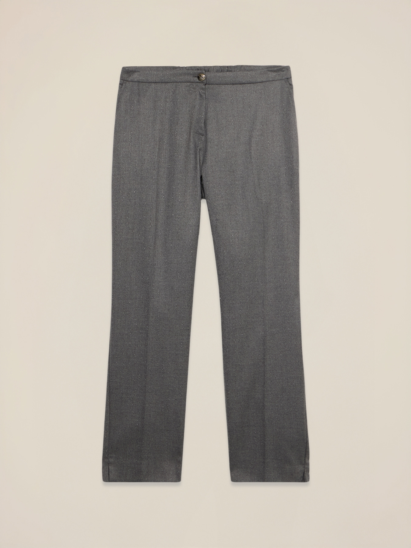 Pantalones regulares de franela image number 4