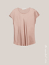 Blusa maniche corte in raso image number 3