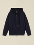 Lurex knit hoodie image number 3