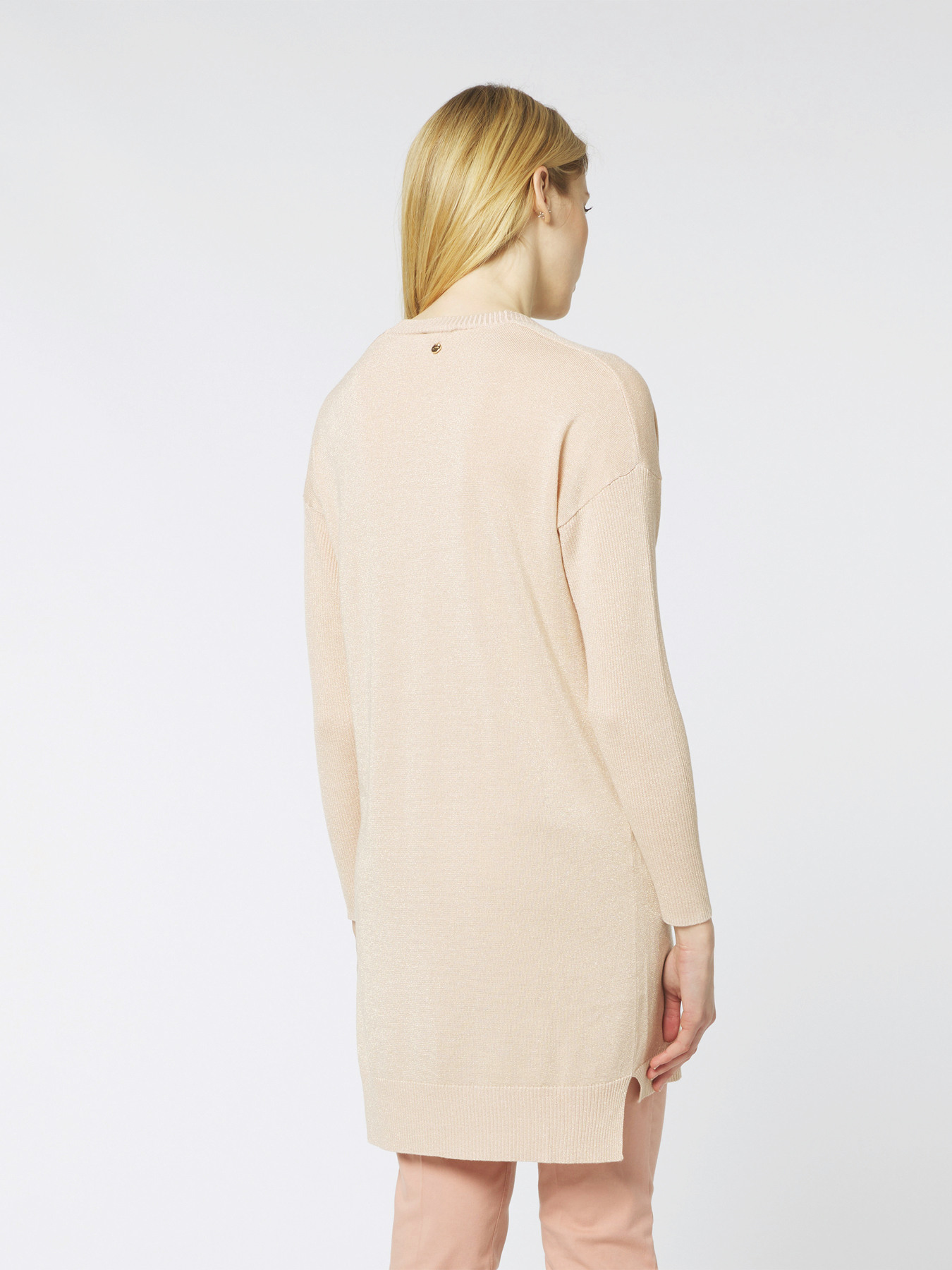 Cardigan lungo lurex image number 1