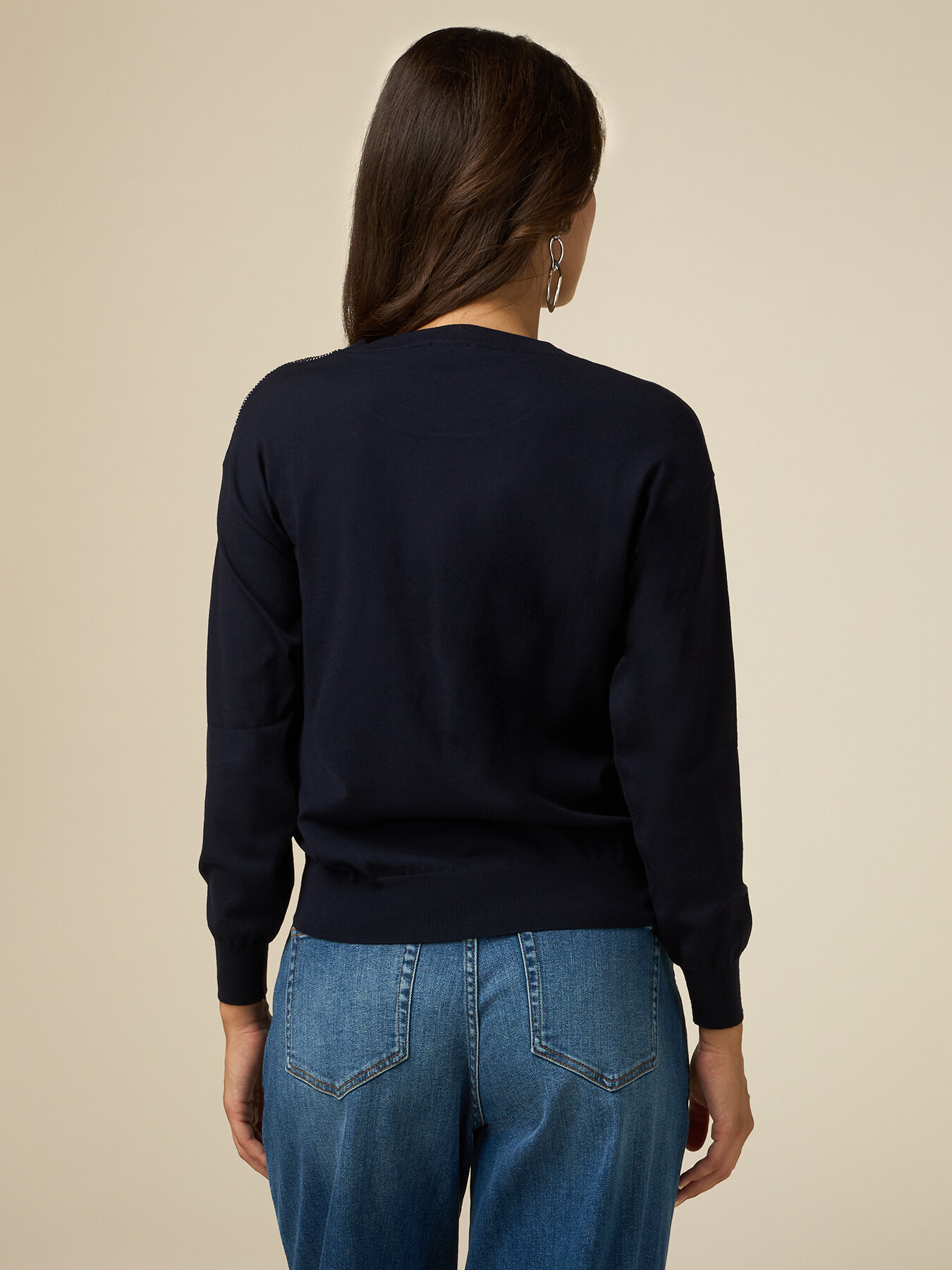 Jersey con detalle joya image number 1