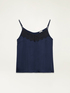 Top lencero en raso de viscosa image number 4