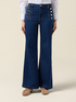 Wide-leg jeans with decorative buttons image number 3