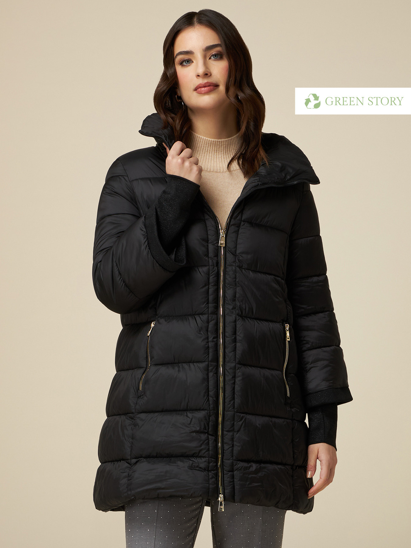 Piumino midi eco-friendly image number 0