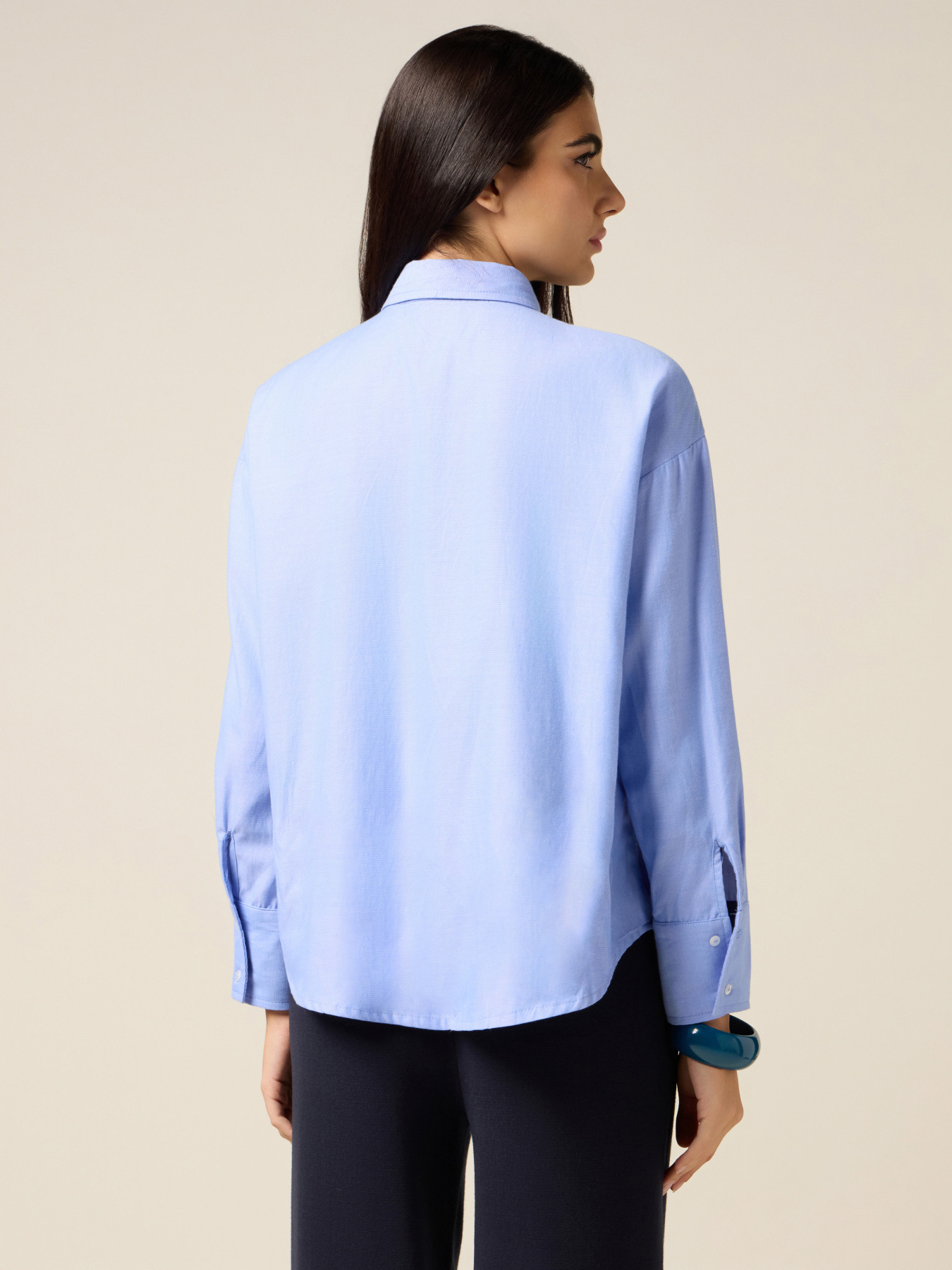 Shirt with jewel embroidered lettering image number 1