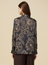 Patterned satin shirt image number 1