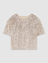 Blusa in paillettes image number 3