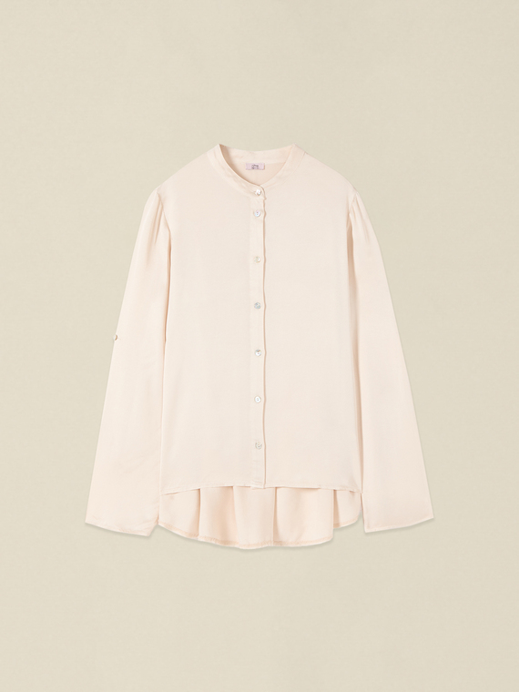 Blusa in raso di viscosa