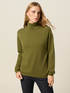 Fine knit viscose blend turtleneck sweater image number 0