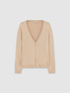 Cashmere blend cardigan with jewel buttons image number 3