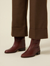 Pantalones cropped micro pata de gallo image number 2