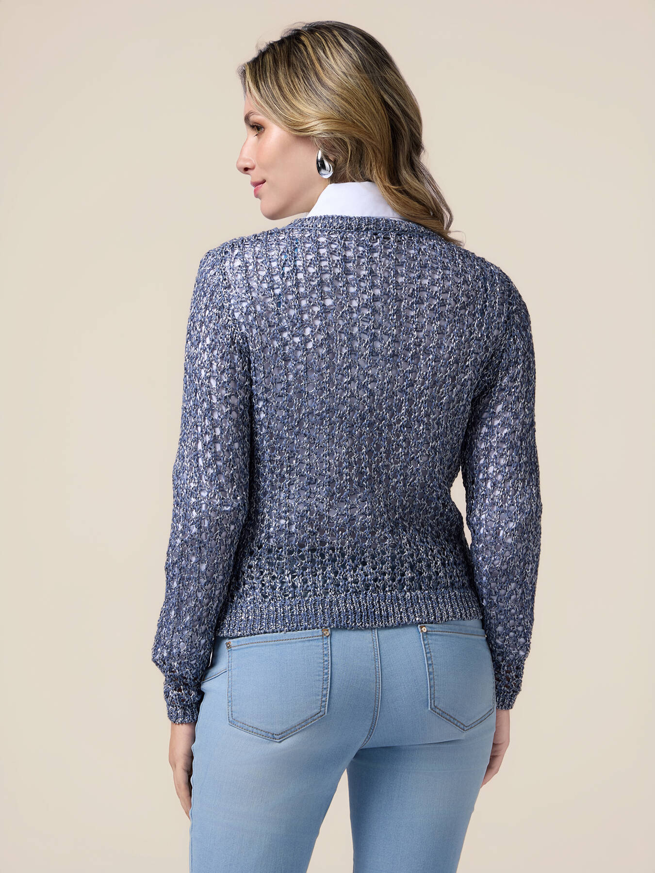 Durchbrochene Strickjacke image number 1