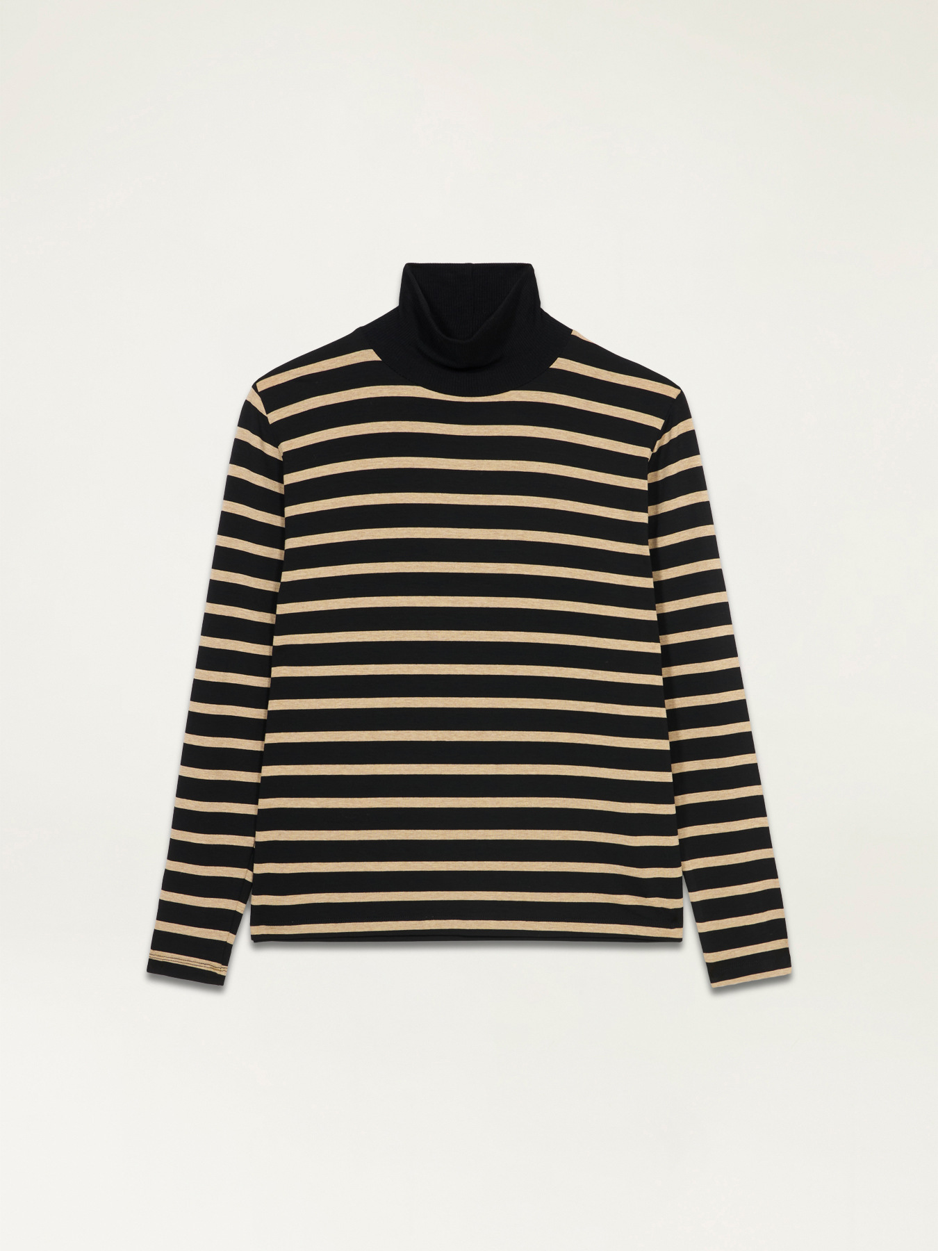 Striped turtleneck T-shirt image number 3
