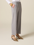 Carrot pants in m&eacute;lange fabric image number 3