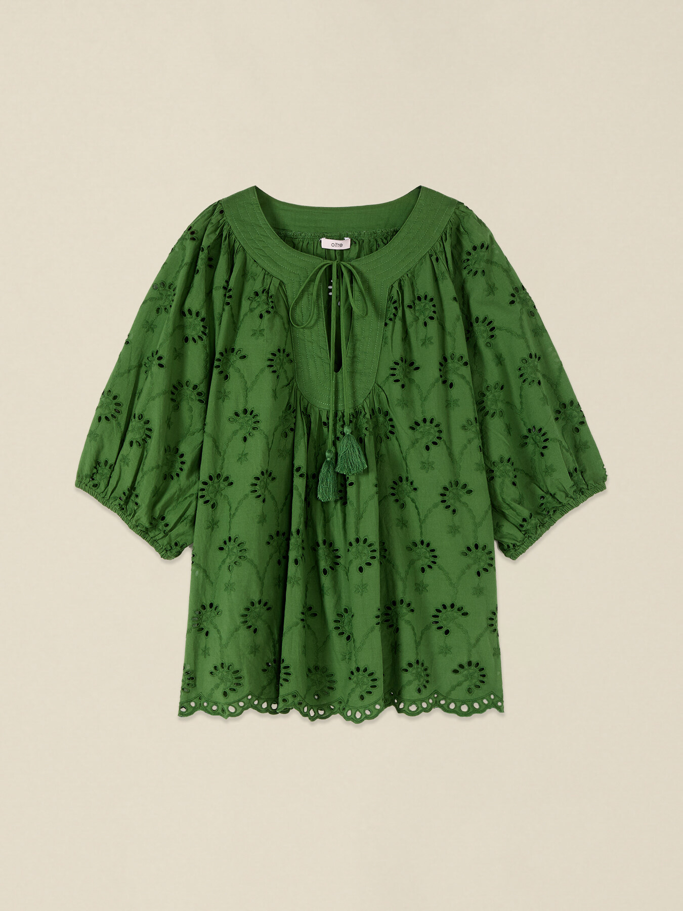 Blusa de bordado ingl&eacute;s image number 3