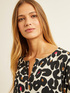 Maxi-Bluse mit Animalier-Design image number 0