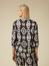 Patterned twill blouse image number 1