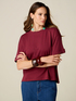 T-shirt oversize avec d&eacute;tail boutons image number 0