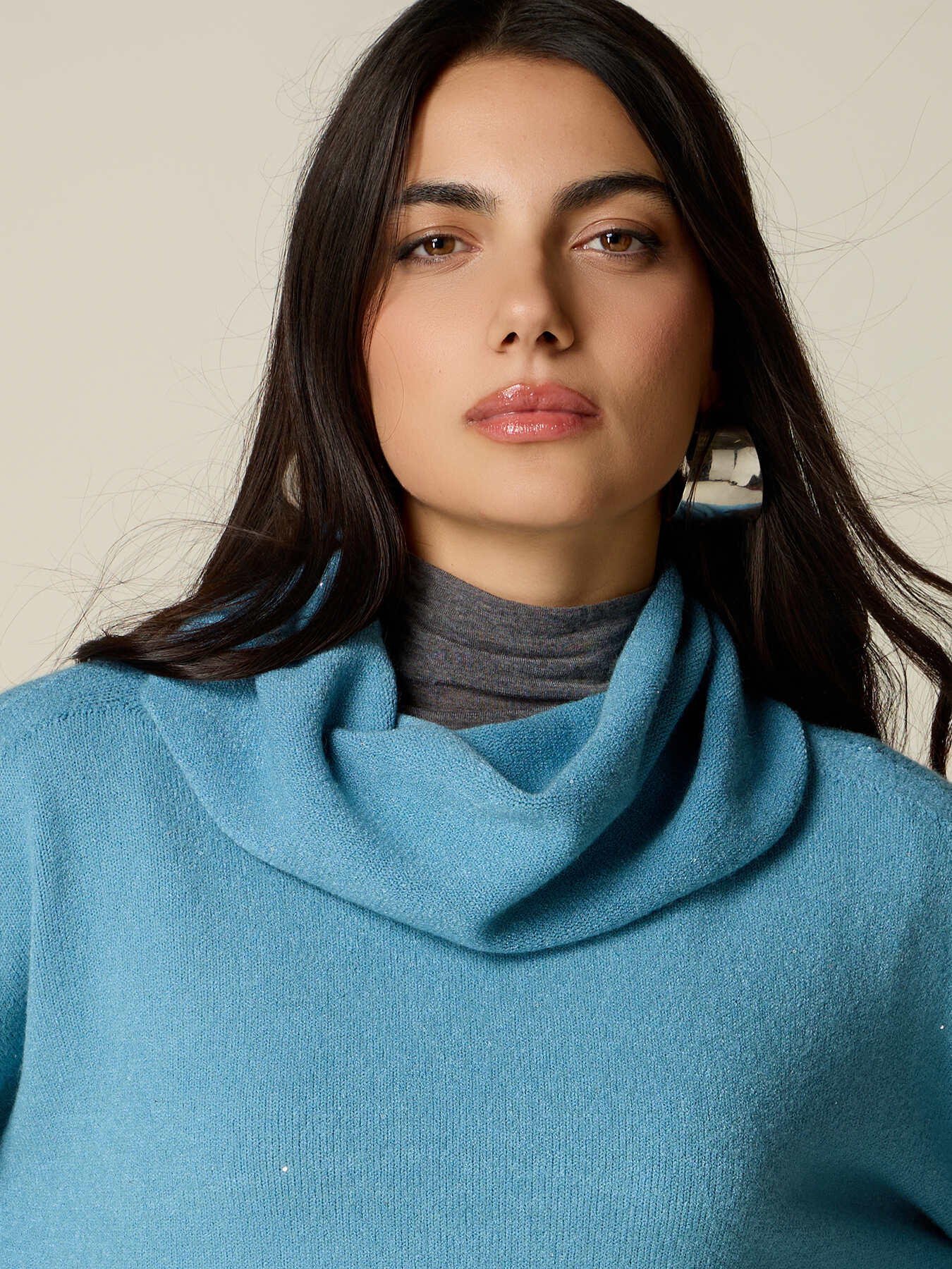 Cropped viscose-blend knit top image number 2