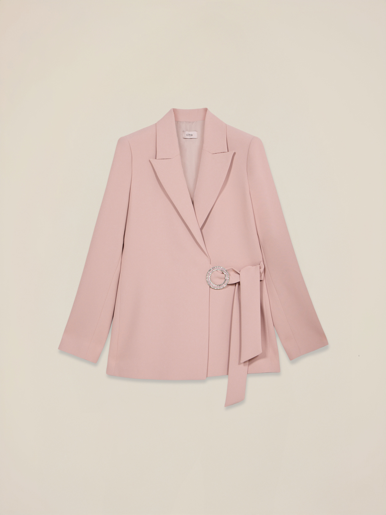 Blazer with jewel buckle image number 4