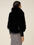 Fuzzy fabric jacket image number 1