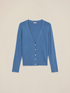 Cardigan scollo a V misto viscosa image number 3