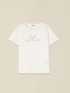 T-shirt with embroidered lettering image number 3