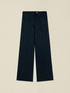 Palazzo trousers in flannel with micro crystals image number 4